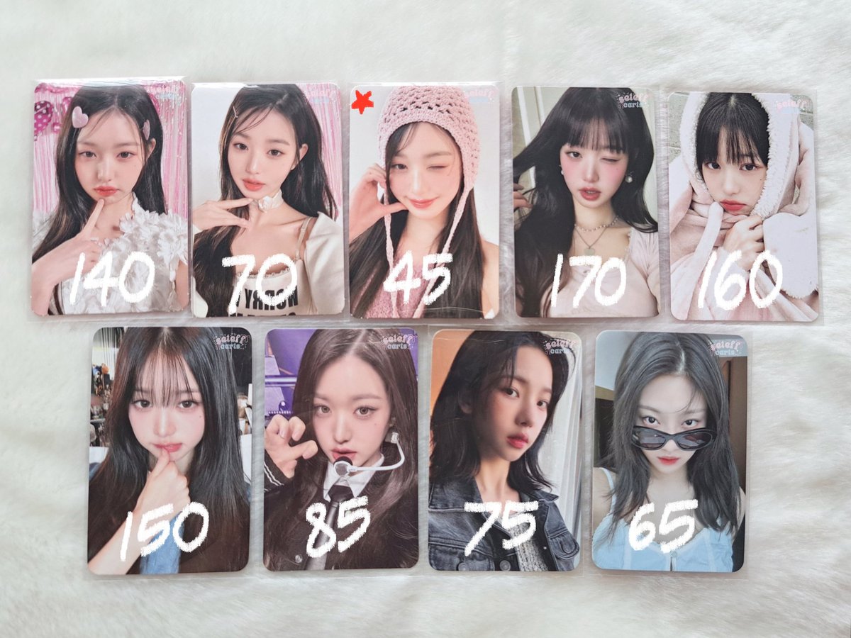 seteffcarts's tweet image. ⁺₊♡ wts - want to sell ♡₊⁺ 

☆ wonyoung amuse, kms mine, bunny blanket selimut, appmus mine, sw ive 
☆ karina sr denim drama, ningning sr

✦ wony amuse beanie damage
✦ price inc pack, exc adm 8%
✦ dom malang, jatim