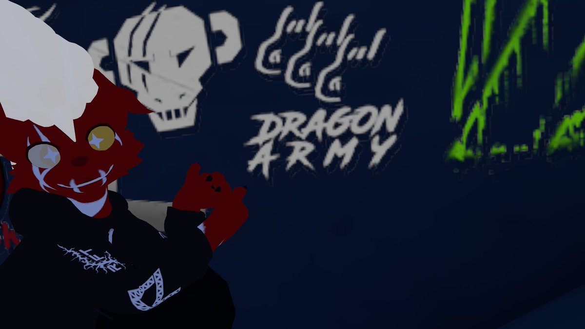 Once again, we’re featured on VRC’s NYE world! 
Shoutout <a href="/VRChat/">VRChat</a> !! Let’s go raise more hell this year! 🤘🤘🥳🥳❤️🐉