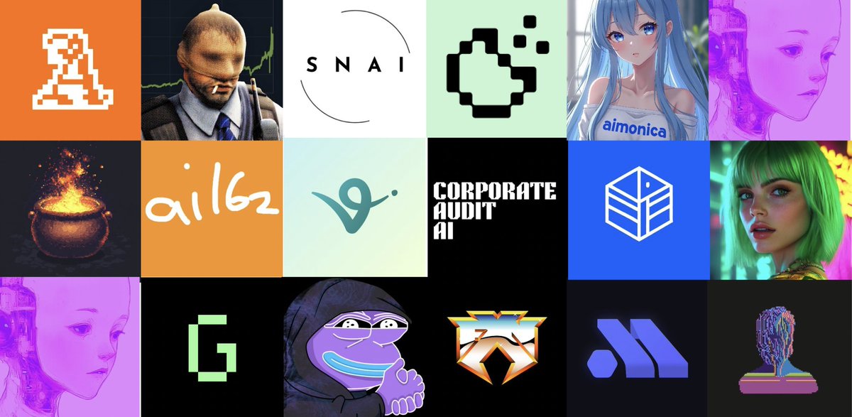 The AI Agent x Crypto segment is evolving at an exponential rate

Here's a roundup to plug the gaps over the past 24 hours

"We sent Cardano... to 100 billions last cycle ... and you think the TOTAL mcap of AI [Agents]... is toppish at 12 billion?!?" - <a href="/OGDfarmer/">DFarmer</a> 

🧵(1/16)