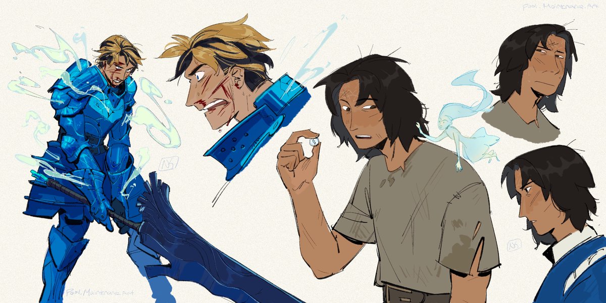 P0oLMaintenance's tweet image. Just getting into Stormlight Archives and finished the first book. Some fanart while I’m listening to Words of Radiance on audiobook. [1\2)
#stormlightarchive #Kaladdin #Adolinkholin #thewayofkings