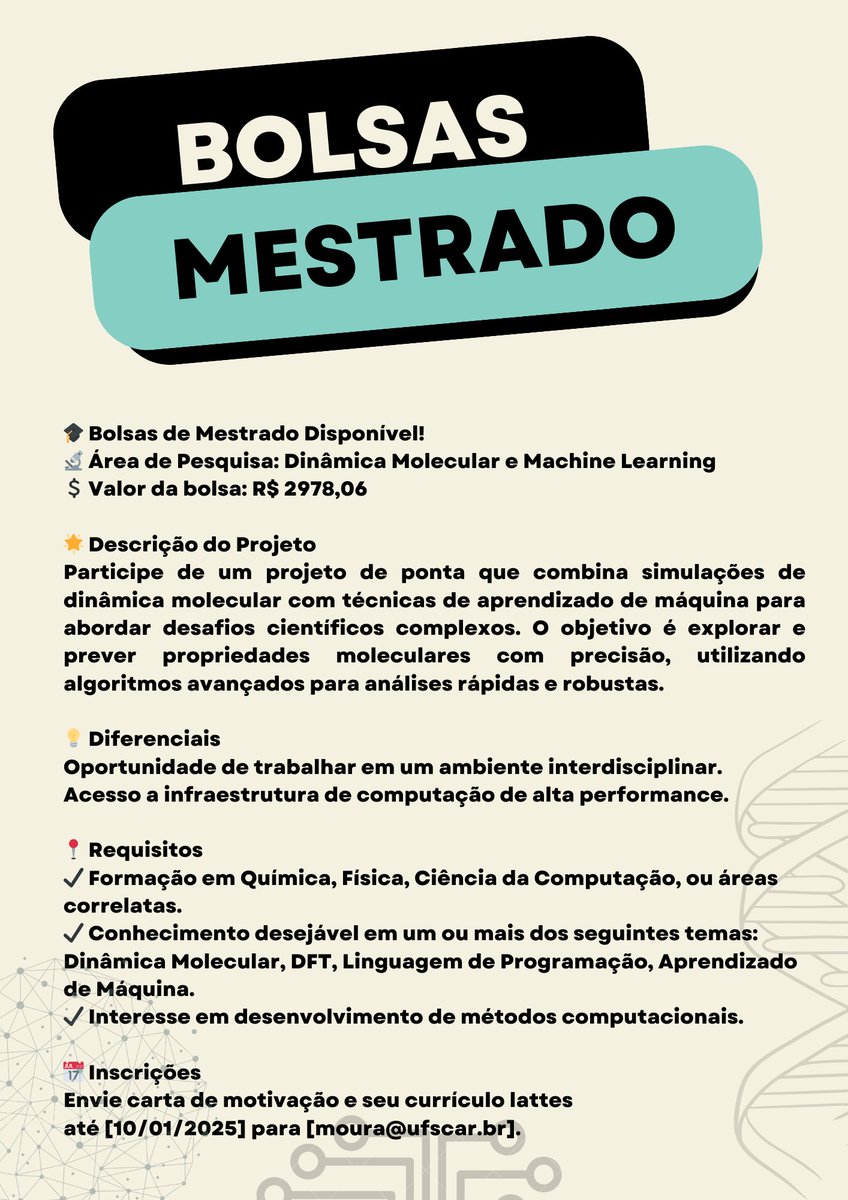Já se perguntou se nanopartículas podem ser remédio? Ou se seriam tóxicas? Estas e outras questões vão ser abordadas nesse projeto de pesquisa internacional, junte-se a nós e venha fazer mestrado no PPGQ-UFSCar.