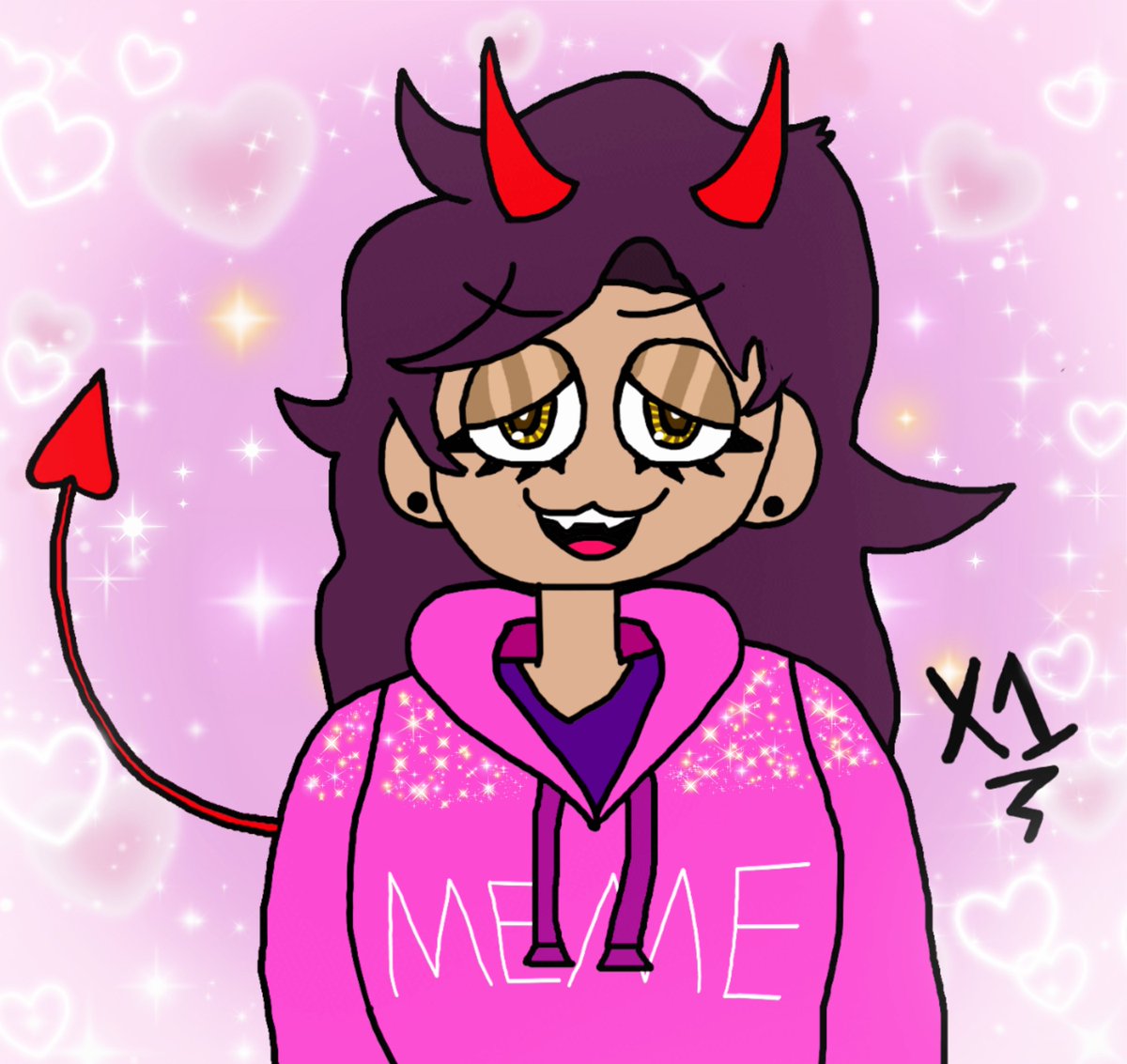 VtuberX1's tweet photo. 1st art of the year, I drew fanart of my friend @Minus_sass I look forward to drawing more awesome digital art lol  🎨 🥰💜 #vtuber #vtubers #fanart #art #digitalart https://t.co/N6o8W3eZxQ