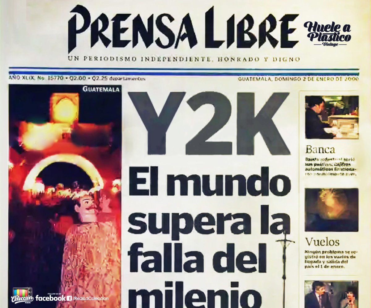 devomeza's tweet photo. Y pasaron los años… hoy atras quedó el famoso Y2K, justo en ese año inicié mis estudios de Ingeniería en Sistemas, en mi querida #USAC❤️, muy visionaria mi decisión hace más de 25 años… en que consistia el Y2K? https://t.co/mefDSiqwp4