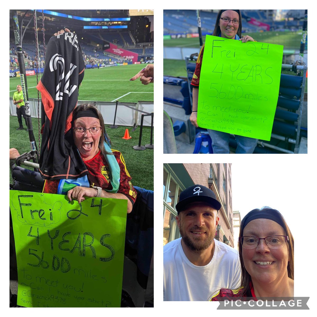Grizchick9378's tweet photo. @Stefan24Frei The first day of 2025 AND it’s #WrinkleWednesday ?! My whole year is going to be this awesome! @Stefan24Frei you absolutely made my year in 2024, getting to finally meet you after 4 years of trying. Happy New Year! Thank you for being an amazing human. (Where can I get this hat?) https://t.co/6cFlLJFvSi