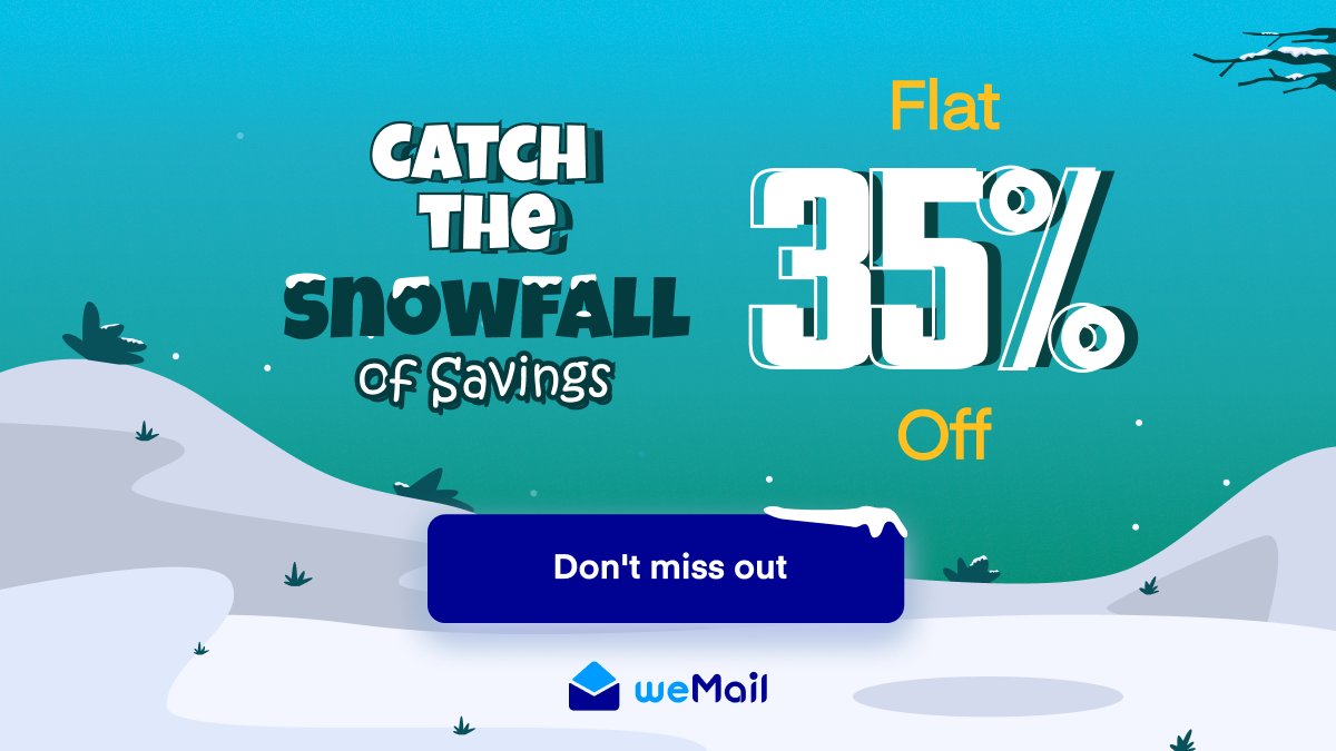 ⏰ Few hours left to grab weMail at Flat 35% OFF!

Your inbox deserves this upgrade, and your budget will thank you. 

Don’t let this deal slip away! 🛒✨

getwemail.io/pricing