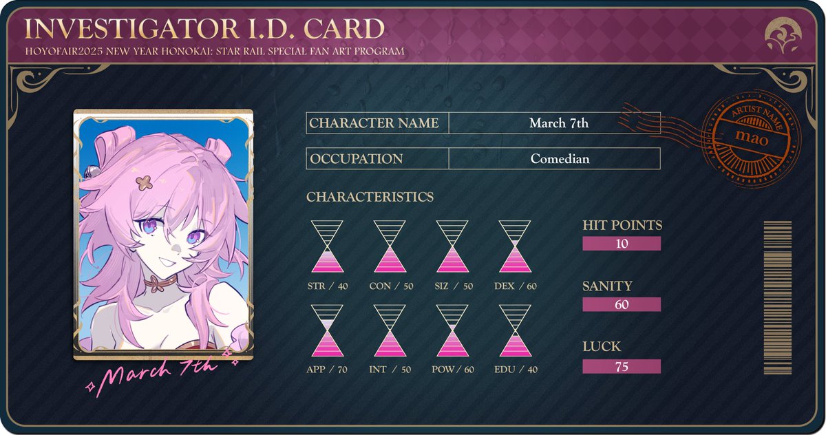 my cast for Tide &amp; Seek! choose your character… ♟️create your own cards here! 
hoyolab.com/article/360032… 

#HoYoFair #HonkaiStarRail #TideAndSeek