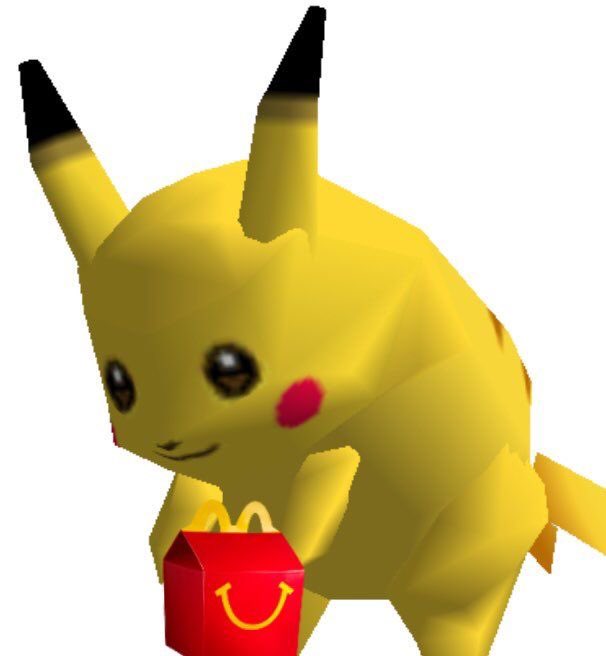 pikachu got a happy meal