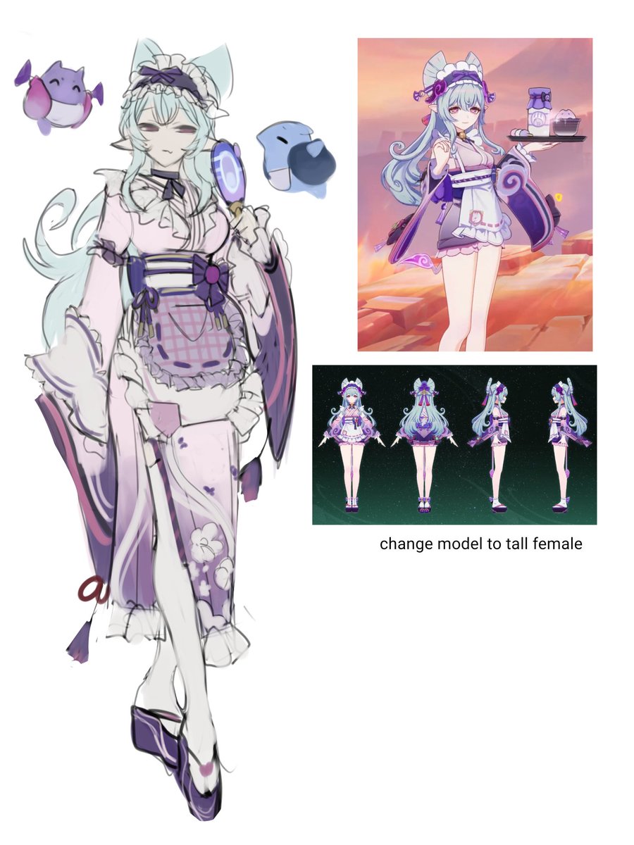 Chiizzx's tweet photo. #GenshinImpact #Mizuki redesign https://t.co/4G8vmkNlc1