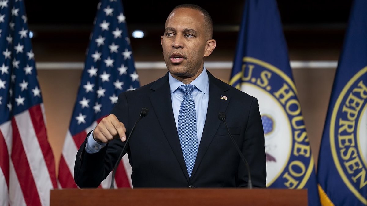 DisavowTrump20's tweet image. There is a legitimate chance that House Democratic Leader Hakeem Jeffries could be elected Speaker of the House on Friday due to the narrow Republican majority and extreme division within the House GOP caucus.
RETWEET if you would love to see Speaker Hakeem Jeffries!
