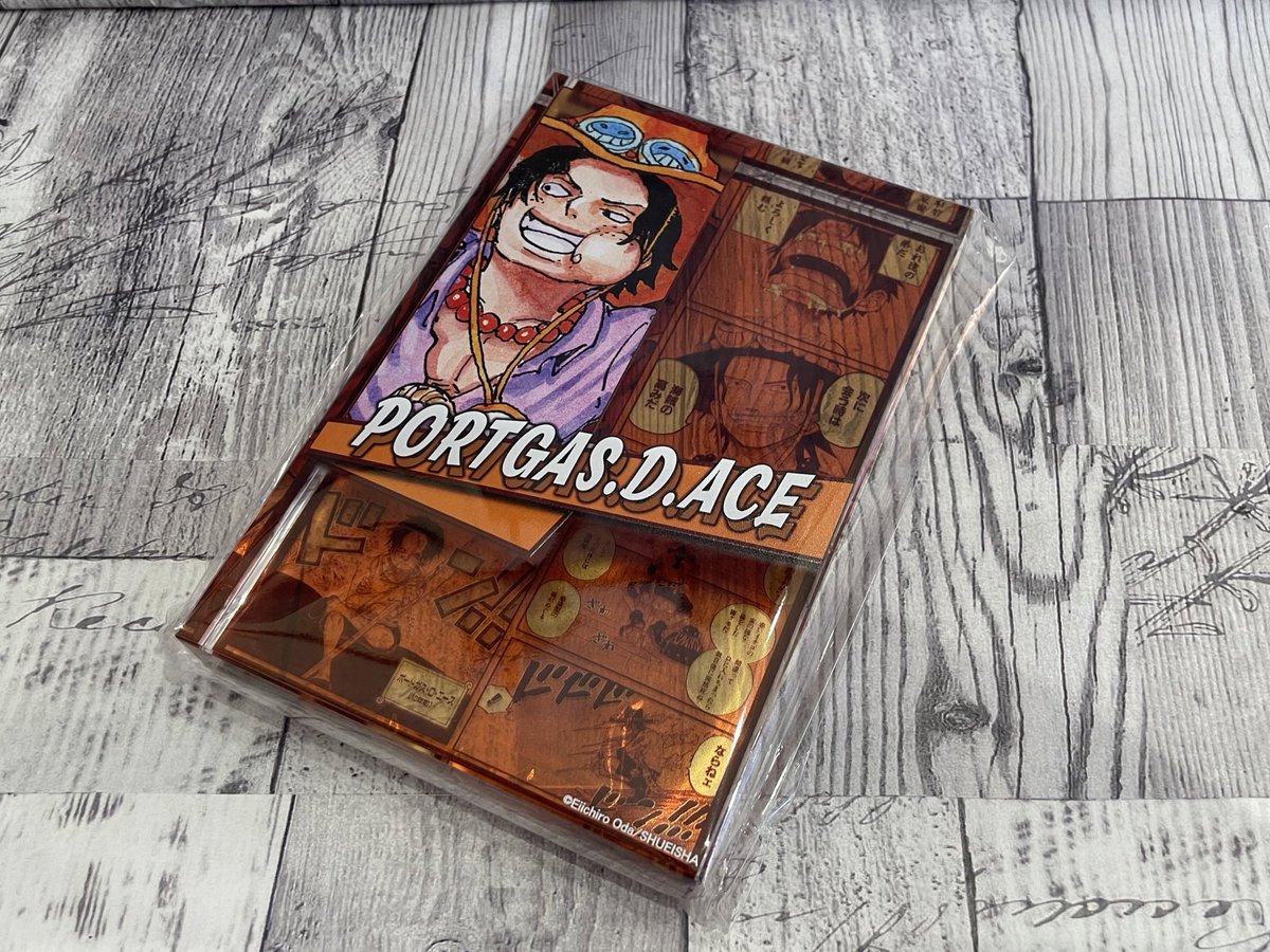 ワンピースポートガス・D・エースアクリルブロック3個セットHEROES