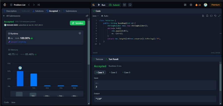 Rohandede18's tweet image. Day 25 of #30DayCodingChallenge 
Solved - Medium Math problem 
#LeetCode #codinglife #CodingChallenge #consistency 
@100xDevs