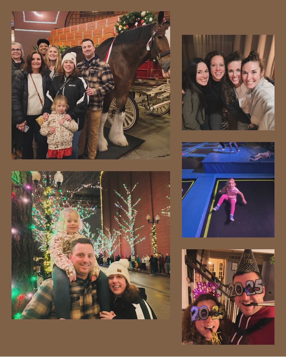 Highlights from the Holidays with our family! Our hearts are full and we look forward to what 2025 has in store for our little family! #blessed #memories
