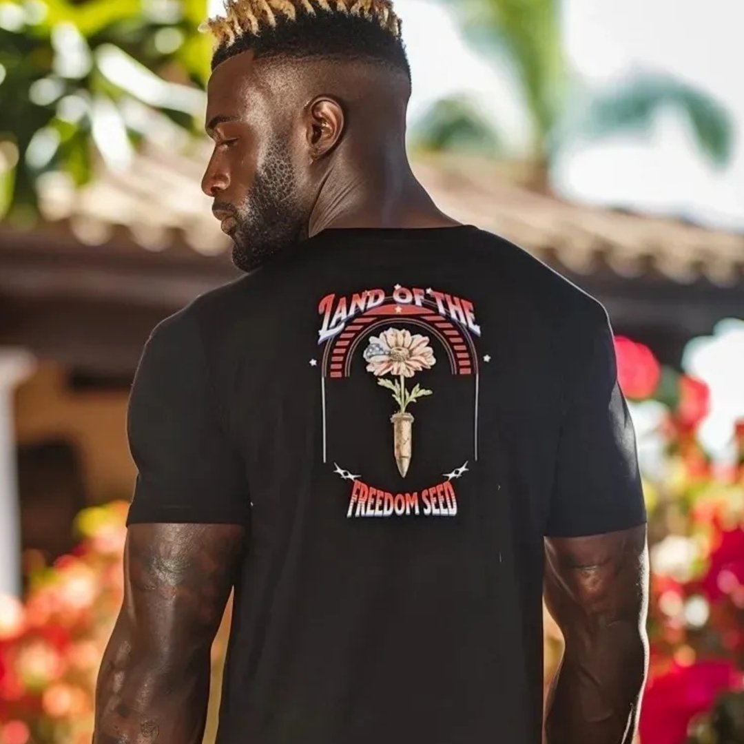 abstract_tac's tweet image. Freedom Seed Tee 

Available Now 

#Freedom #pewpewapparel #abstractapparel