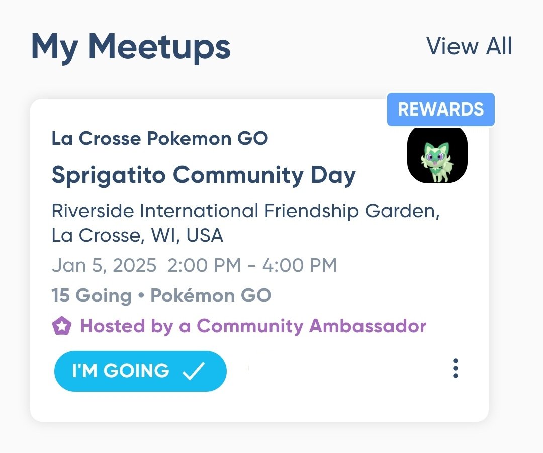 Be sure to join us on Sunday for the first Community Day of 2025! It will be a cold one, wear your warmest gear 🥶