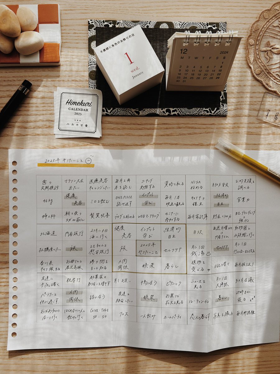 ikumi_ysn's tweet photo. 今年は帰省も早めに切り上げ一人時間をしっかり取ることに🎍やりたいことリストも完成してスッキリ〜！ https://t.co/Nn8y8JO52b
