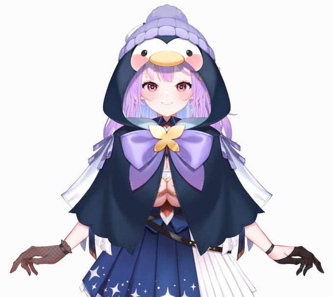 さやちゃんにプレゼントとして描いた
ペンギン🐧のフードです✨

さやちゃんが昔からペンギン大好きだったので
ペンギンにしてみました👀

#さやまぐ 