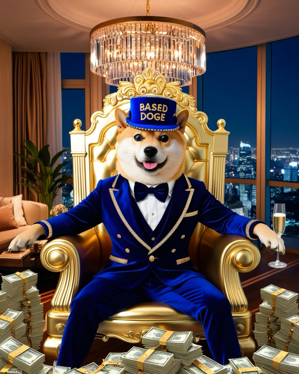 kamilacollage's tweet photo. @BasedDogeCTO "The king of style and riches β @BasedDogeCTO taking over the meme world one dollar at a time πΈπ Bow down to the blue-suited legend. $BASED is more than a vibe, it's a lifestyle. #BasedDoge https://t.co/i1kkVtRUrh