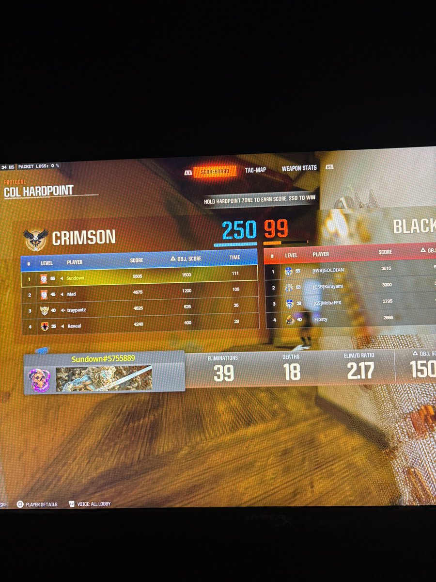 sundownncod's tweet image. Been playing good in scrims #codchallengers