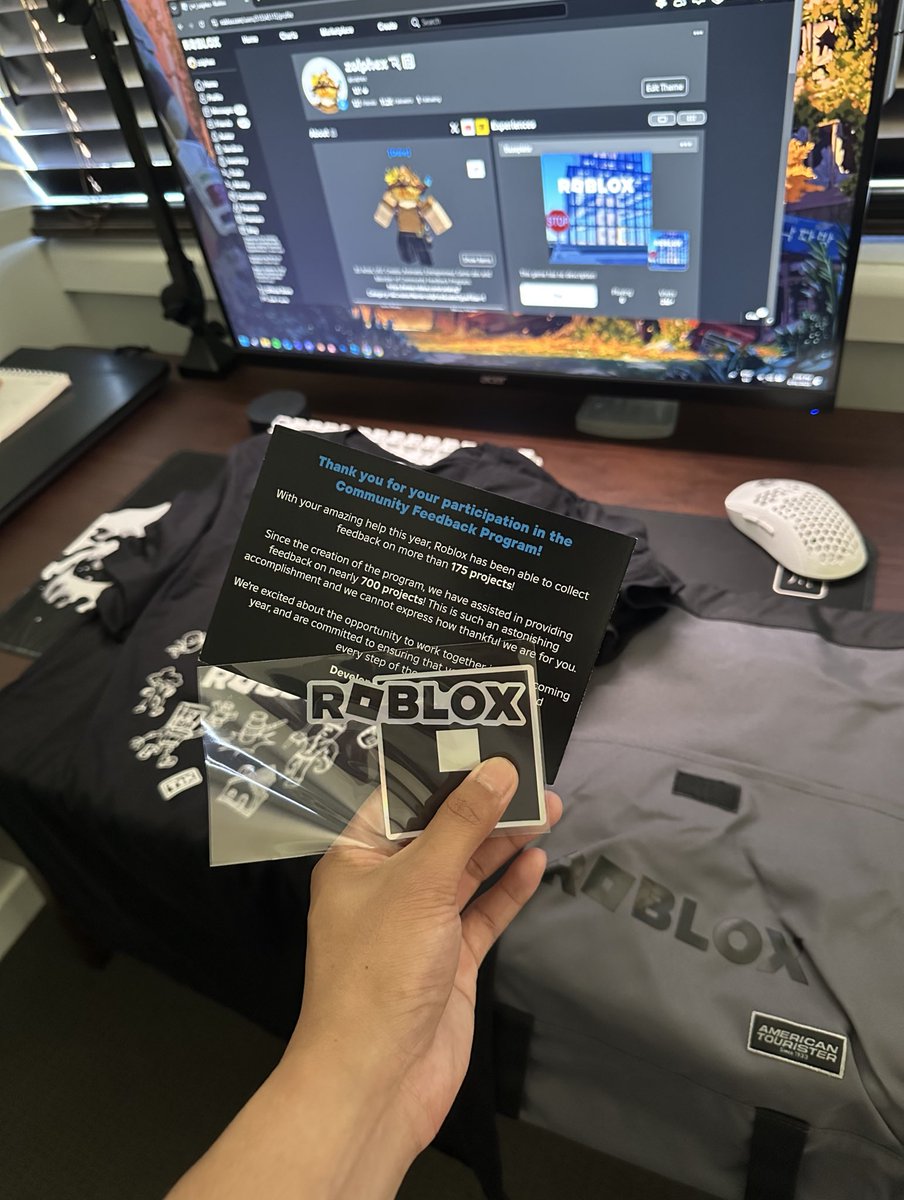 Another day, another WIN from <a href="/Roblox/">Roblox</a> 🎊

Thank you for sending these out. Love lots from Australia!🇦🇺

#Robloxdev #Roblox