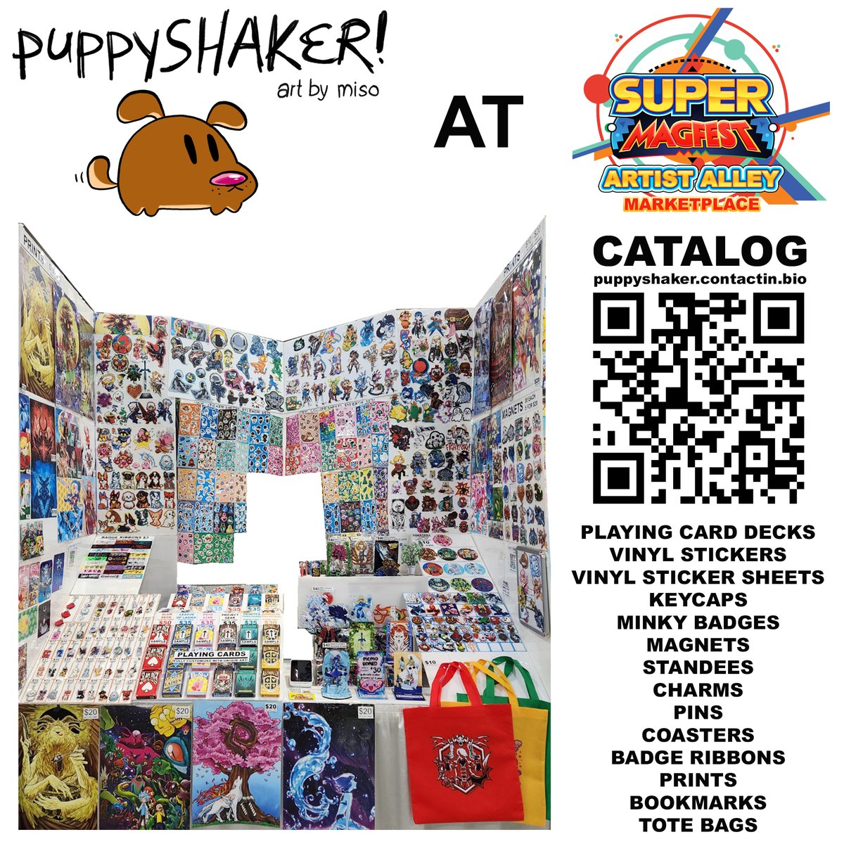 puppyShaker's tweet image. My MAGFest 2025 catalog! [RT appreciated~] 1/15(?) #MAGFest