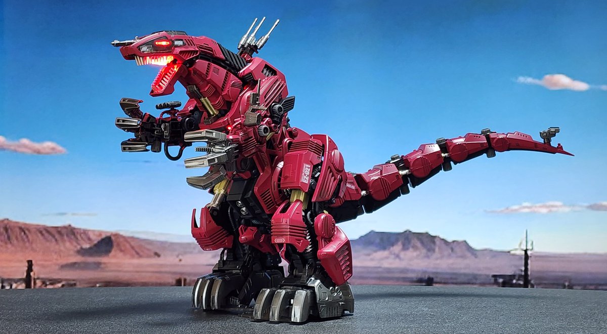 AZブラッディデスザウラー ほぼ全塗装で完成！ #ZOIDS #デスザウラー
