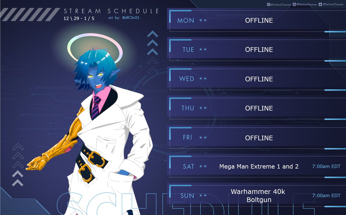 technochancer's tweet image. Well huh lets get back to it huh? Schedules have returned! Let's finishes out Mega Mania with the two Mega Man X GBC games and start Boltgun!