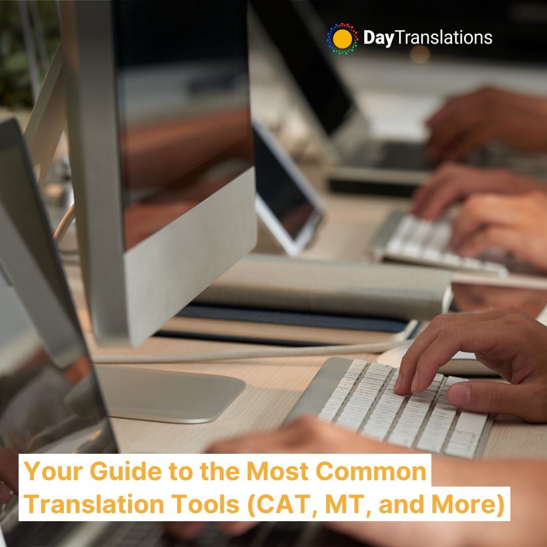 DayTranslations's tweet image. What are the most common translation tools and where are they used? Here's an insider's guide: buff.ly/49BBTA9 
 #DayTranslations #LanguageTools