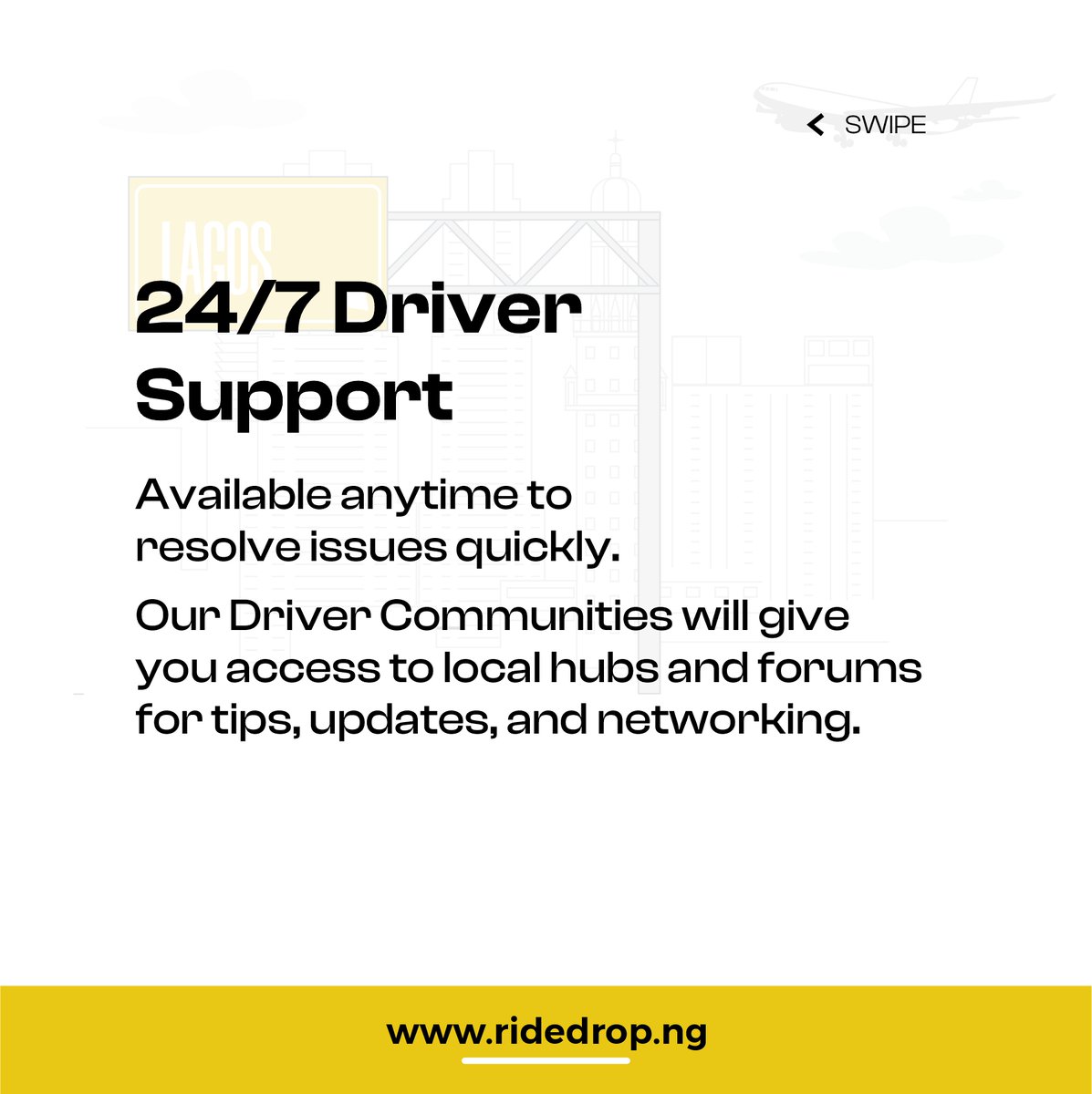 ridedrop_ng's tweet photo. Hit the road with a platform that truly supports YOU? Join the Drop community today!

#DriveWithDrop #BetterEarnings #RideDrop #instantride #Personalchauffeur #CarRental #DropDispatch https://t.co/n0niaGiyDD