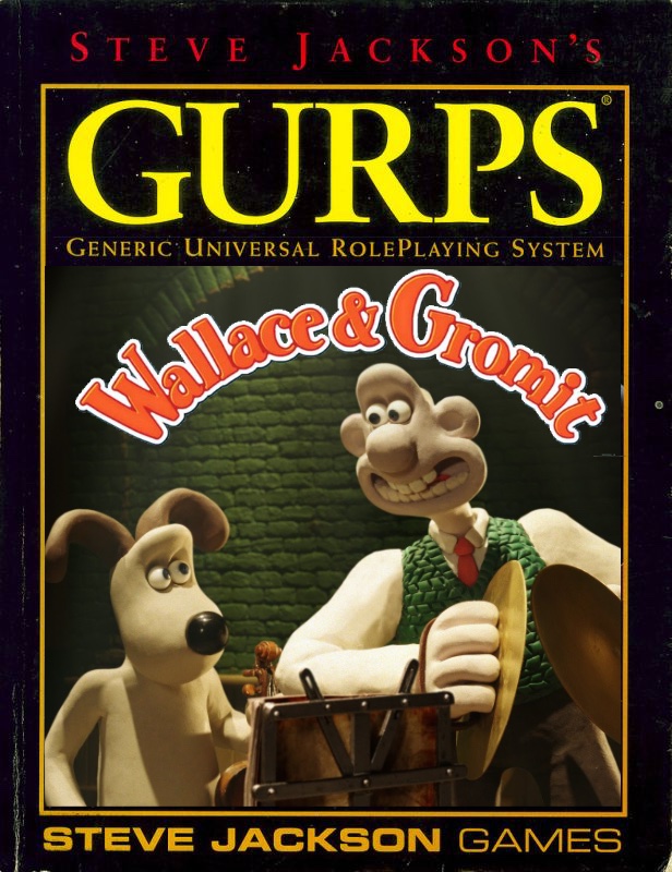 squadronuk's tweet image. #TTRPGTHOUGHTS

Do we NEED physical hit points?

Following the release of the recent “Wallace &amp;amp; Gromit” film - Vengence Most Fowl - someone quipped on-line about making a W&amp;amp;G #TTRPG. So I made a front cover using  a  wholly inappropriate  ruleset.*

1/7