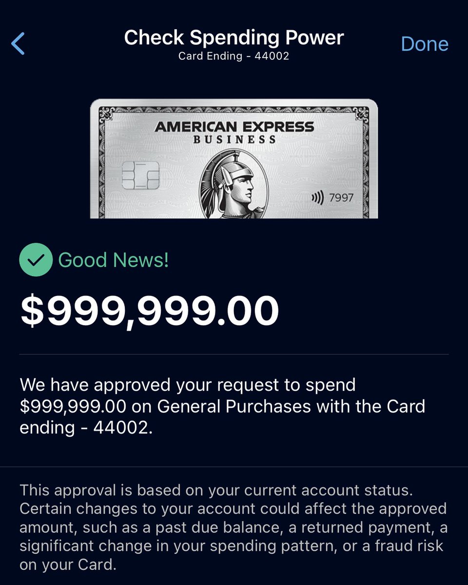 losLAUREN718's tweet image. Another goal completed, just 2 days later then what I projected. I wanted to do it by December 31st, oh well. Million dollar credit line, feat unlocked. #allergictofailure  #addictedtosuccess #onlybelieversachievesuccess