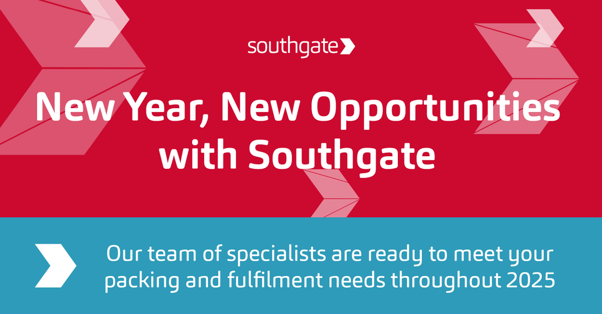 Welcome to 2025 with Southgate Global! 

We’re here to streamline your packing &amp; fulfilment with advanced equipment, reliable consumables, expert support, &amp; innovative solutions.

Let’s make this year productive &amp; efficient—contact us at enquiries@southgateglobal.com
