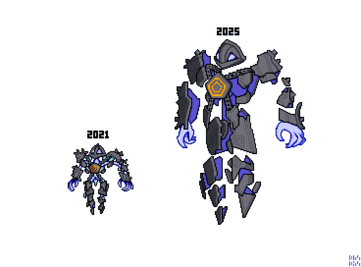 Haka_Nemo's tweet photo. Xerath pixelart remake.
#pixelart #LeagueOfLegends https://t.co/A2Ni9iqbnb