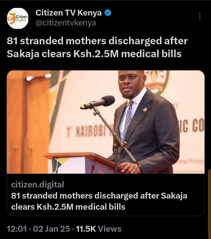 Engineered destitution at its finest ; abolish Linda Mama, introduce  'SHA-uri yako' , and then feign heroism by footing medical bills. This is calculated exploitation masquerading as benevolence, a cruel mockery of genuine leadership.