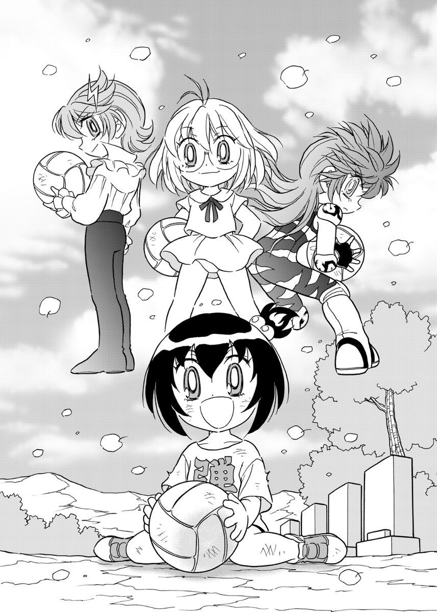 【第52話扉イラスト!】
闘球女たちはひかれ合う…
『ライバル』との出会いが、お互いを変えていきます。
はたして弾子と蘭の激突の先にあるものとは!?
https://t.co/xzAKLPwdET
#ドッジ弾子 #ドッジ弾平