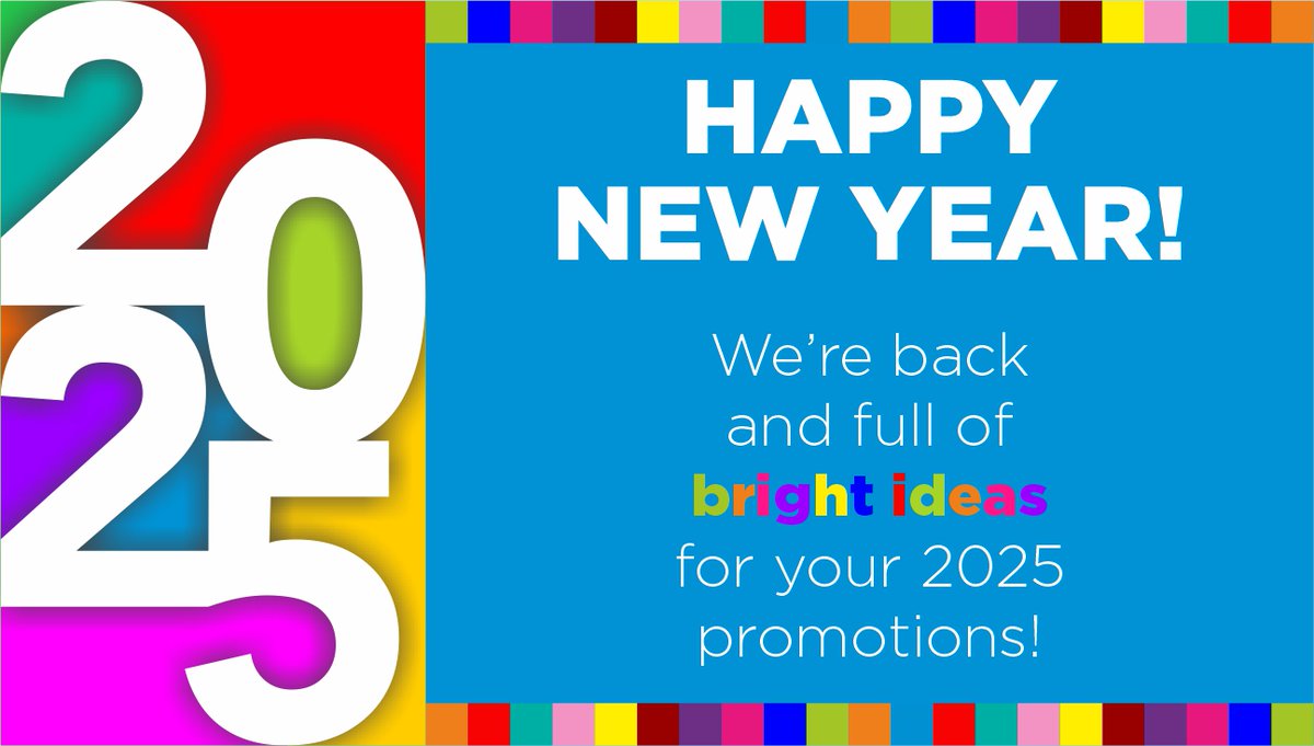 Happy New Year 🎆
We're back in the office and ready to help with your 2025 marketing campaigns.
Visit our website getyourselfnoticed.com or give us a call on 01639 681000 if you would like to discuss your requirements