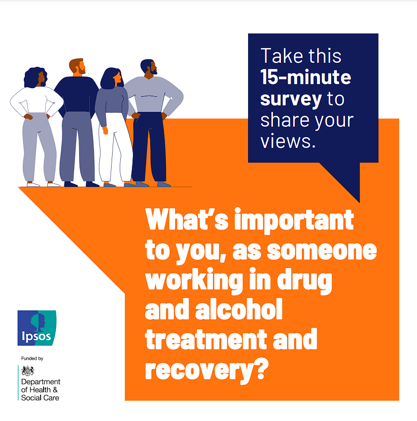 SUNnetworkCambs's tweet photo. 📢 Share your voice! If you work in drug &amp; alcohol treatment services, take this 15-minute Workforce Survey to help improve support for the sector. Your experience matters.

🔗 https://t.co/UFVWB8vmAV

#YourVoiceMatters #WorkforceSurvey https://t.co/SDjPuIeOQM