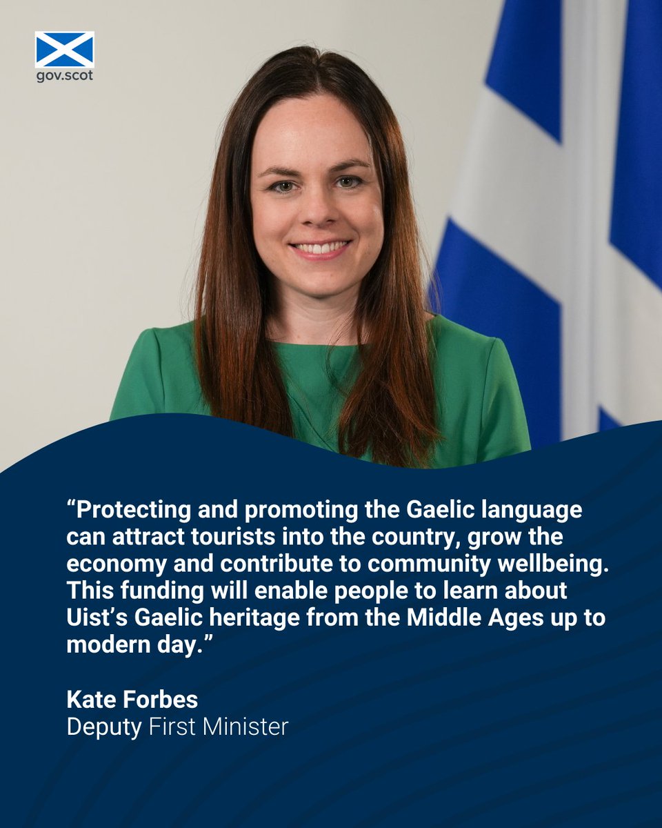Scottish Government Finance and Economy (@scotgoveconomy) on Twitter photo Deputy First Minister <a href="/_KateForbes/">Kate Forbes MSP</a> has announced £165,000 for a new cultural centre in Uist. This will enable North Uist Historical Society to showcase items from its collection, including a love poem written during the Battle of the Somme.
➡️ gov.scot/news/supportin… Deputy First Minister <a href="/_KateForbes/">Kate Forbes MSP</a> has announced £165,000 for a new cultural centre in Uist. This will enable North Uist Historical Society to showcase items from its collection, including a love poem written during the Battle of the Somme.
➡️ gov.scot/news/supportin…