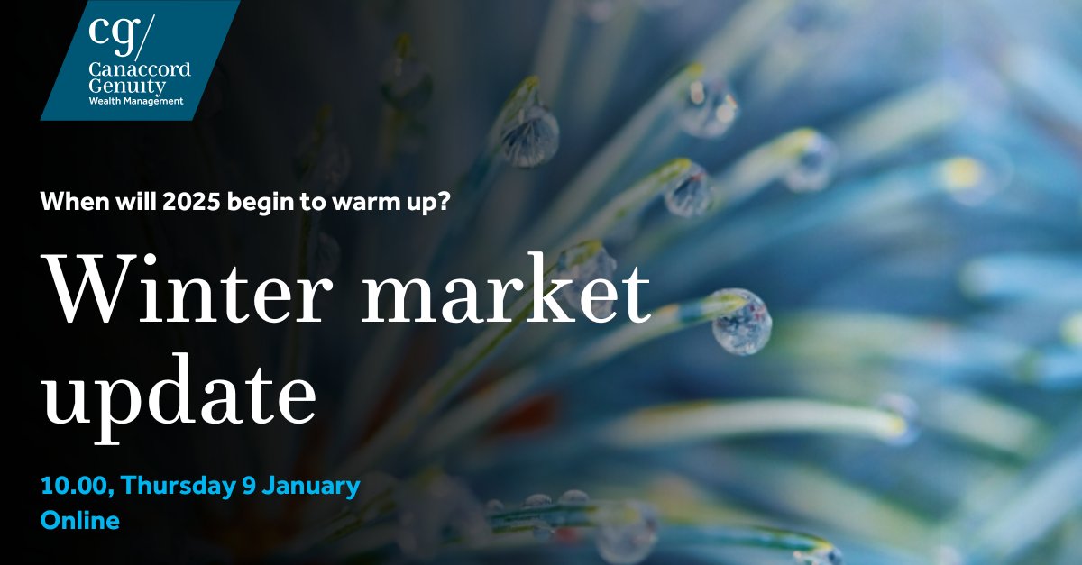 How should investors navigate the ‘great unknown’ of 2025? Join our Co-Chief Investment Officers, Richard Champion and Tom Becket, for an exclusive Winter market update webinar.

Register: ow.ly/7aVQ50UyF74

Investment involves risk.

#investmentmarkets #equities