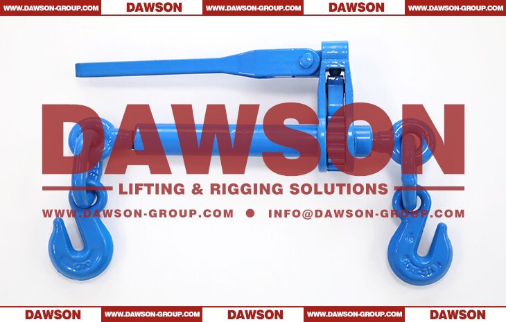 DawsonGroupLTD's tweet image. DAWSON G70 Folding Handle Ratchet Type Load Binder with Eye Grab Hook, Blue Powder Coated for Chain Size 5/16''- 3/8'' WLL 7100LBS #DAWSON #LOADBINDER #G70LOADBINDER #GRADE70LOADBINDER #RATCHETLOADBINDER #LASHINGLOADBINDER