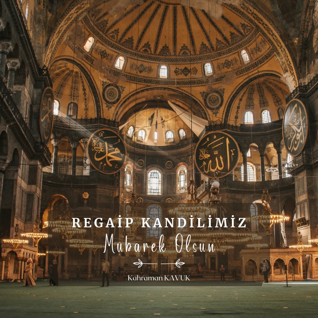 Rahmet, bereket ve mağfiret kapılarının sonuna kadar açıldığı ve gönüllerimizin feraha kavuştuğu bu mübarek gecede, rabbim dualarımızı kabul eylesin inşallah. 

Regaip Kandilimiz mübarek olsun.

#RegaipKandili