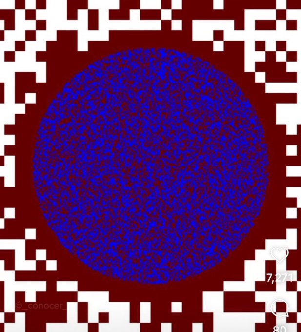 Shake your phone. Do you see something moving?