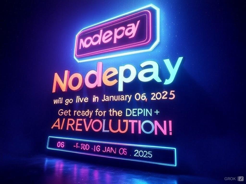 Kt_JaxX's tweet photo. 🔥 IGNITE THE REVOLUTION 🔥
The clock is ticking down to 4 DAYS for $NC to hit the biggest exchanges!
@nodepay_ai is about to unleash the power of DEPIN + AI, transforming how we interact with technology.
📅 January 06, 2025 - Be part of history!
#Nodepay #NClisting #AI https://t.co/zbvqtdIyLB