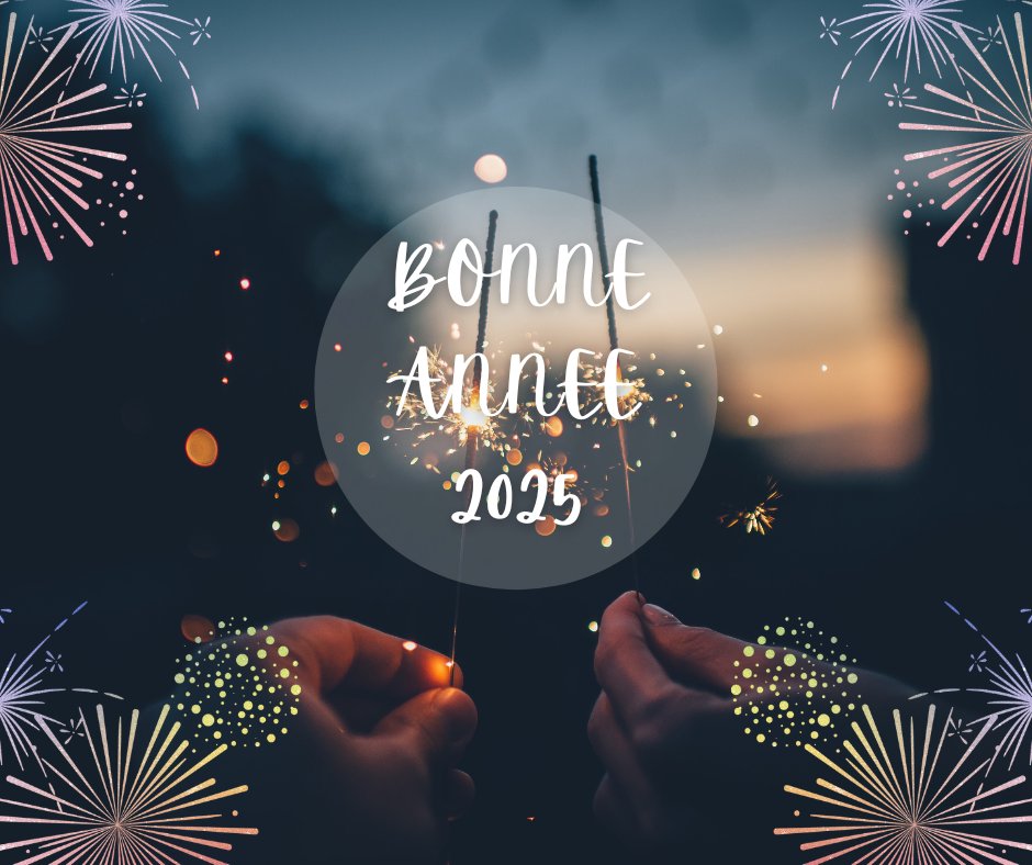 L'Association vous souhaite une merveilleuse année 2025, qu'elle soit riche en partage, santé et réussite !🥂💫