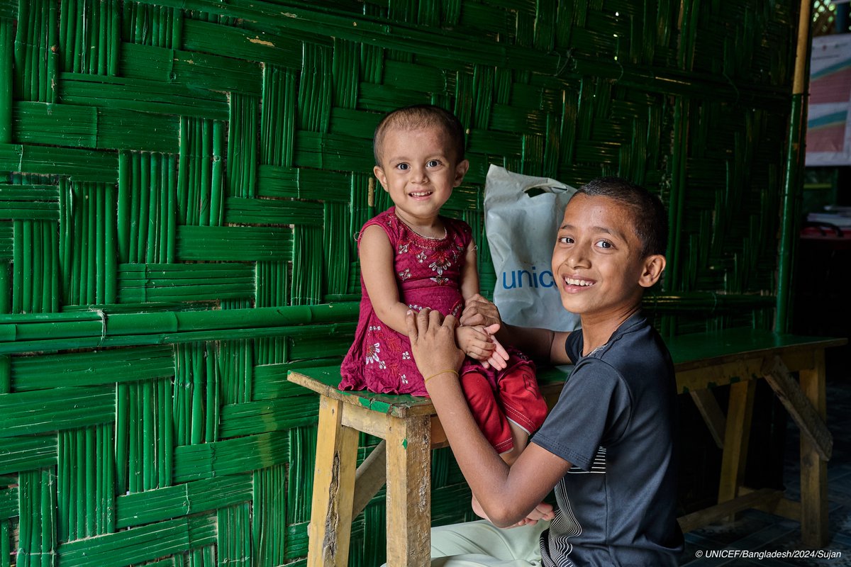 UNICEF Bangladesh (@unicefbd) on Twitter photo <a href="/UNICEF/">UNICEF</a>, along with <a href="/IOMBangladesh/">IOM Bangladesh</a> and <a href="/UNHCR_BGD/">UNHCR in Bangladesh</a>, are uniting efforts to improve shelter, healthcare, clean water, and infrastructure for Rohingya refugees and host communities in 🇧🇩.
Thanks to the UK Government’s £5 million pledge for making this progress possible! <a href="/UNICEF/">UNICEF</a>, along with <a href="/IOMBangladesh/">IOM Bangladesh</a> and <a href="/UNHCR_BGD/">UNHCR in Bangladesh</a>, are uniting efforts to improve shelter, healthcare, clean water, and infrastructure for Rohingya refugees and host communities in 🇧🇩.
Thanks to the UK Government’s £5 million pledge for making this progress possible!