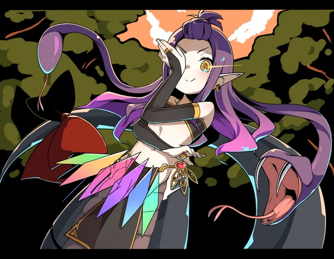 昔描いたへび年っぽいオリキャラ