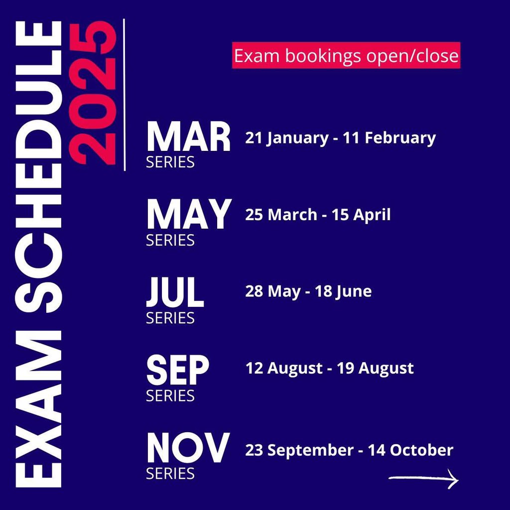 Timothythapelo1's tweet image. Dates for your diary ⭐
Planning your 2025 exams? Here are the key dates you need to know 👇

#Procurement #SupplyChain #CIPS