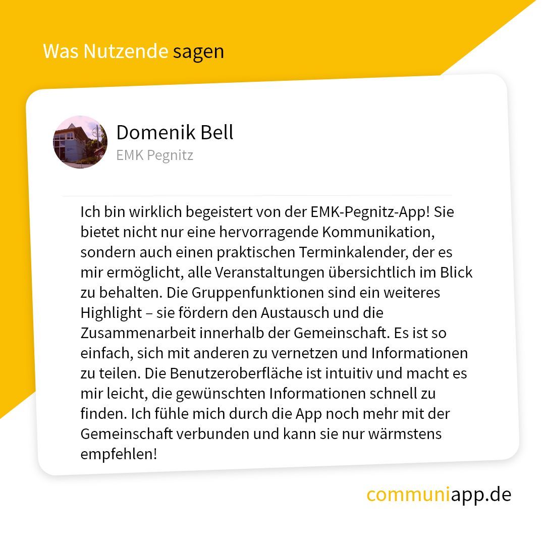 Communi App tweet media