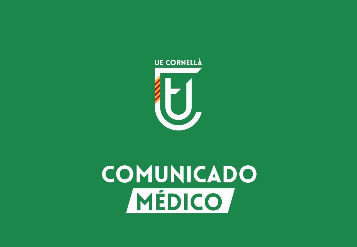 COMUNICADO MÉDICO 🚑👨🏻‍⚕️ 

👤 Marc Esteban. 

🔗 uecornella.cat/comunicado-med…

#Ambelverdalcor 💚