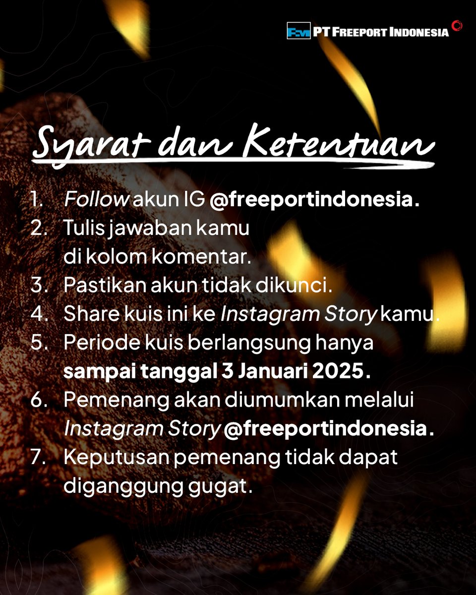 Freeport Indonesia tweet media