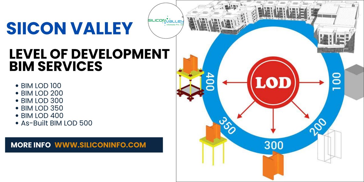 silicon_ltd's tweet image. Level of Development (LOD) in BIM is the key to precision!

At Silicon Valley Infomedia, our LOD BIM Services ensure your models meet the right detail at every stage – from concept to as-built.
#LevelOfDevelopment #BIMServices #LODBIM #BIMConsulting

🌎 siliconinfo.com/building-infor…